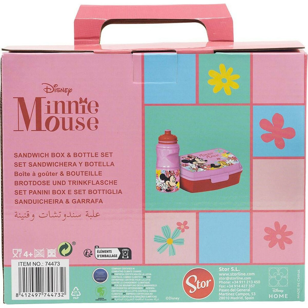 Picnic Holder and Bottle Included Minnie Mouse