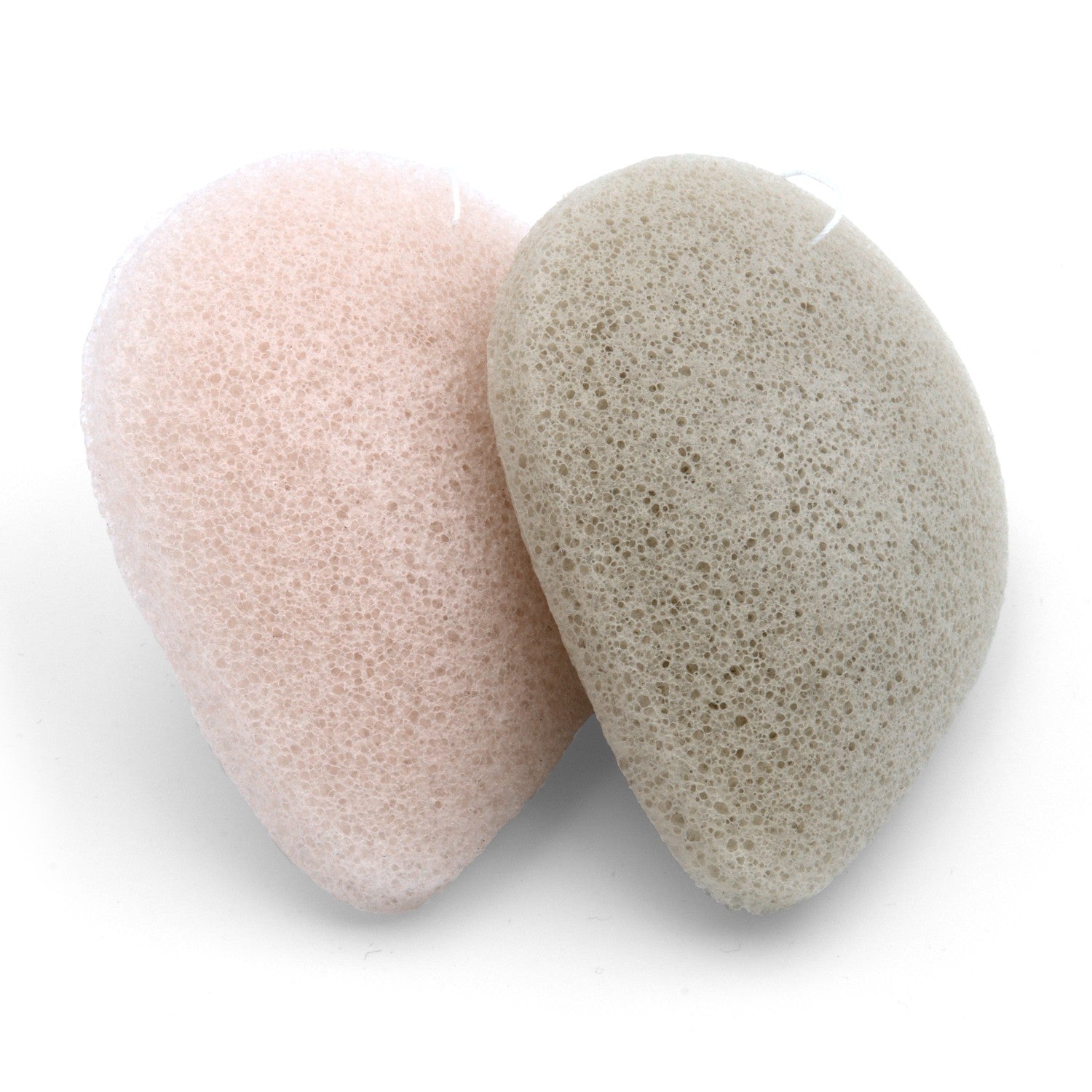 Natural Konjac facial sponges - For oily skin - Vegan (2 sponges in 1 box)